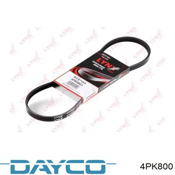 Клиновий ремінь Dayco 4PK800 ціна, від 5.32 USD