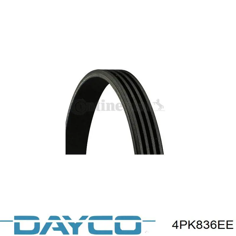 Ремінь приводний, агрегатів 4PK836EE Dayco