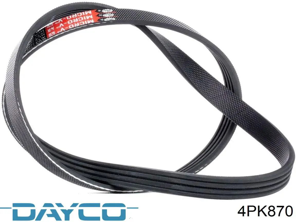 4PK870 Dayco Поліклиновий ремінь