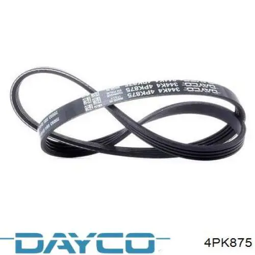 Купити 4PK875 Dayco Ремінь генератора