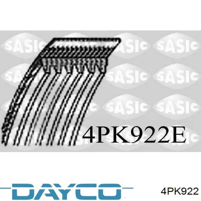 4PK922 Dayco Поліклиновий ремінь