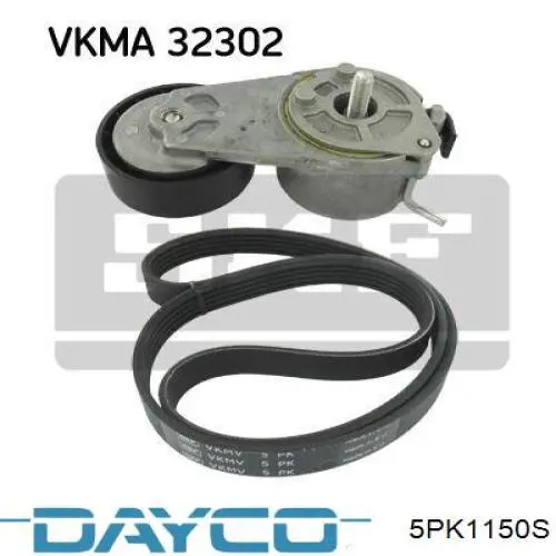 Купити 5PK1150S Dayco Ремінь генератора