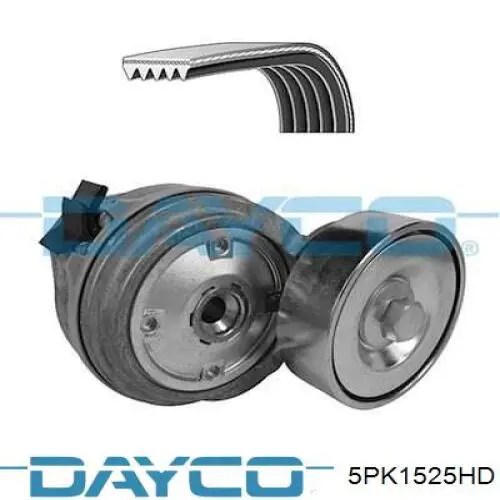 Клиновий ремінь Dayco 5PK1525HD ціна, від 12.26 USD