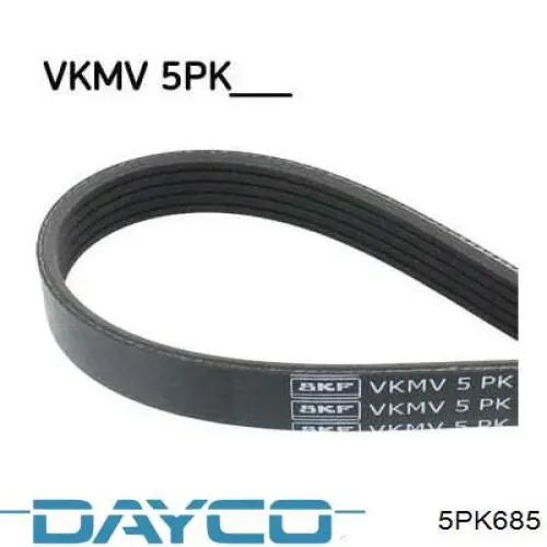 5PK685 Dayco Поліклиновий ремінь