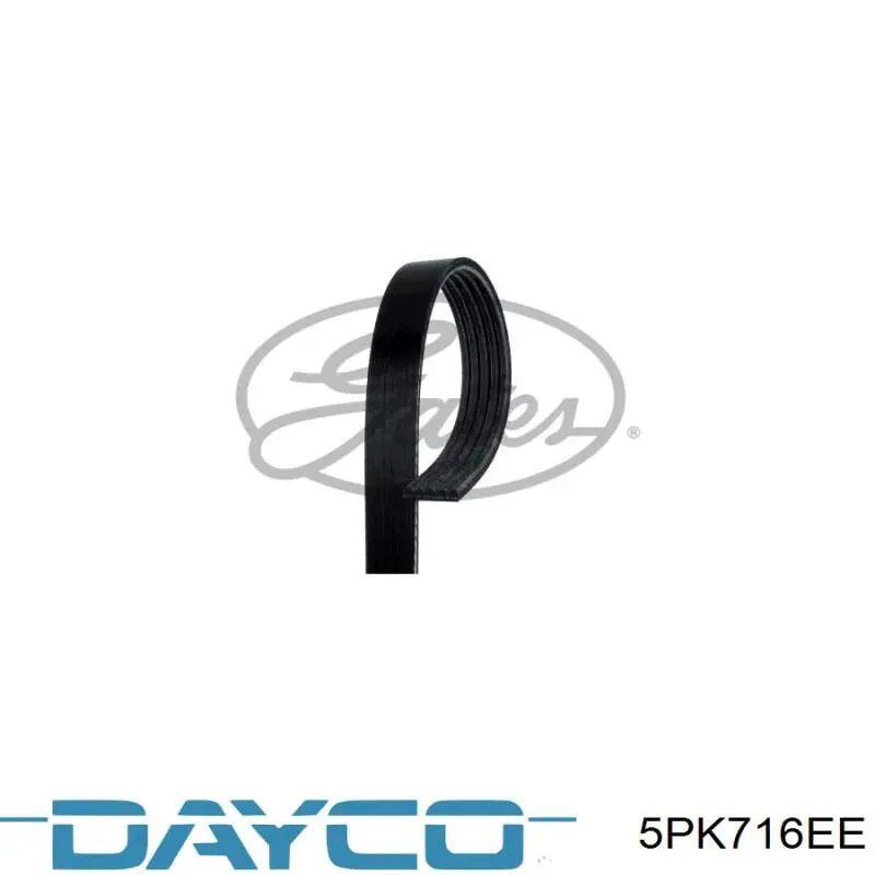 Клиновий ремінь Dayco 5PK716EE ціна, від 7.91 USD