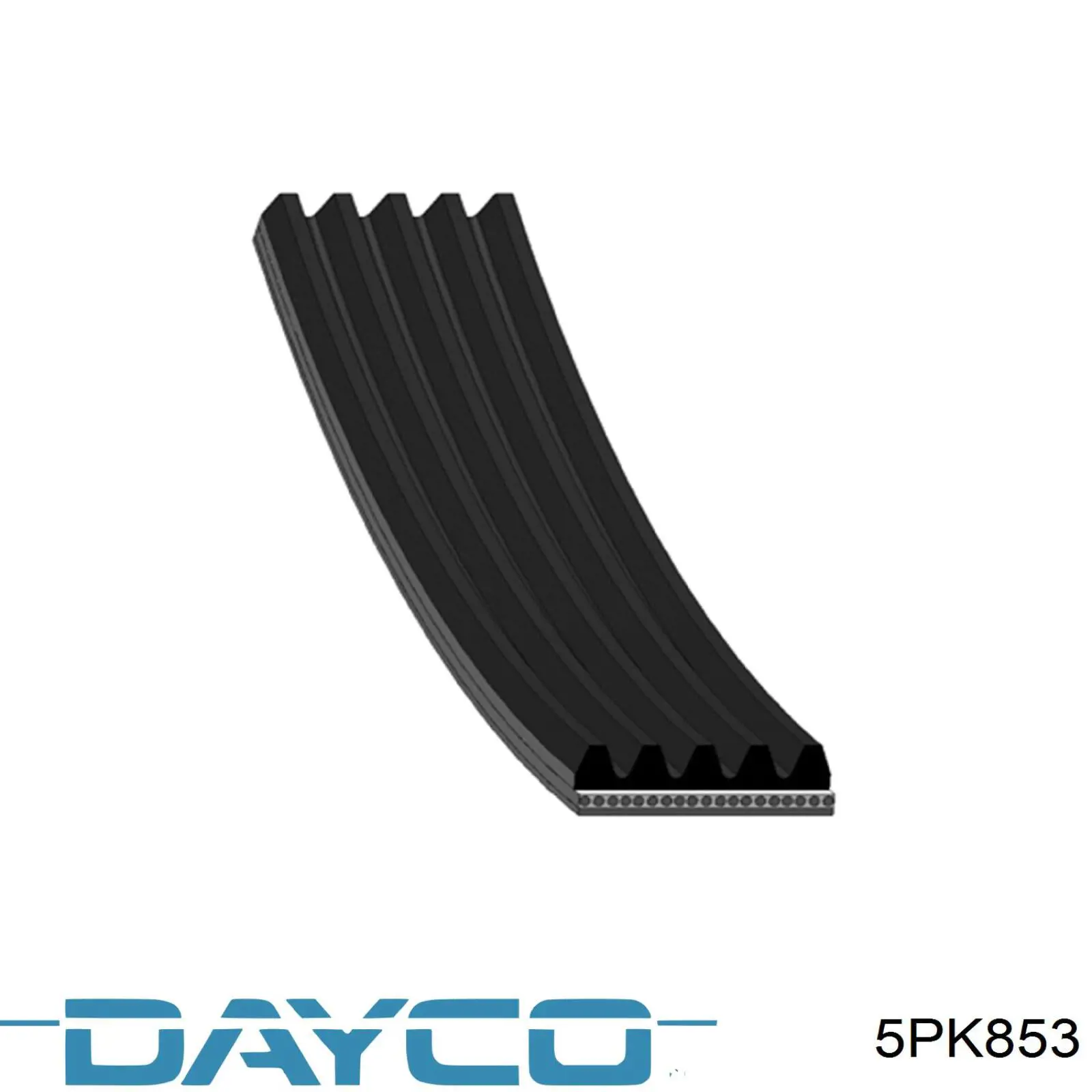 Клиновий ремінь Dayco 5PK853 ціна, від 6.47 USD