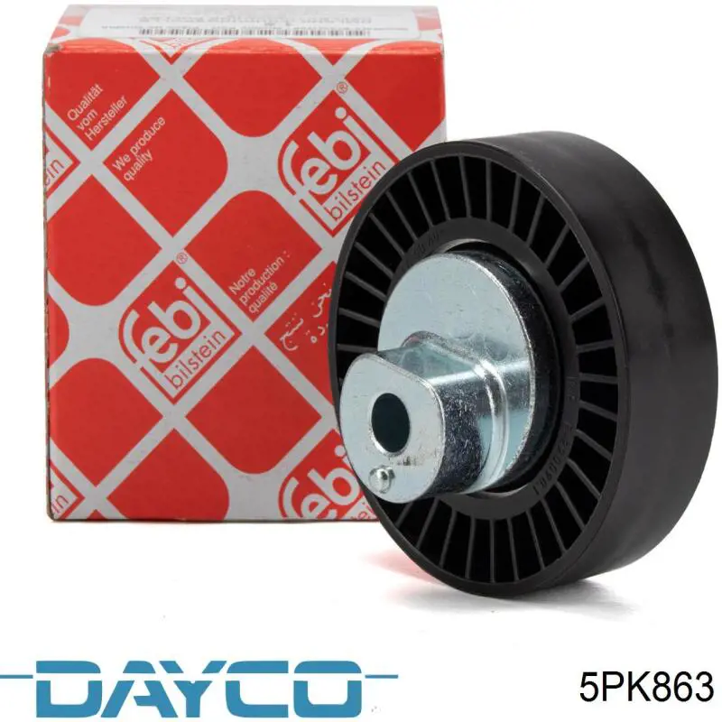 Клиновий ремінь Dayco 5PK863 ціна, від 5.84 USD