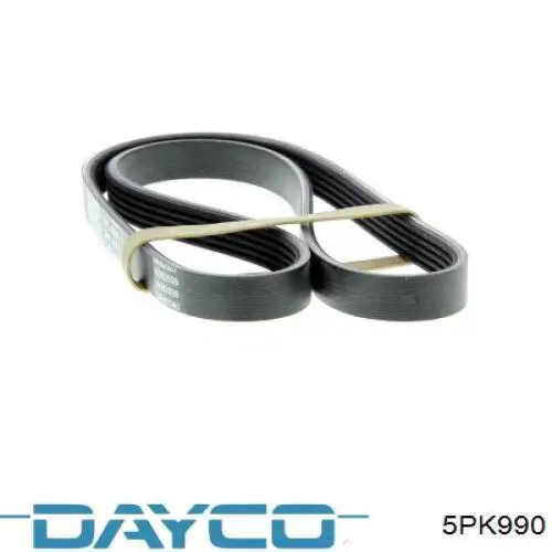 Ремінь генератора 5PK990 Dayco