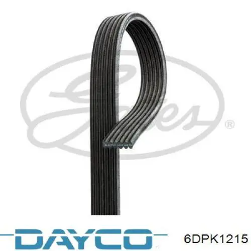 6DPK1215 Dayco Поліклиновий ремінь
