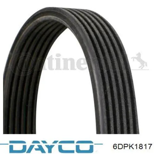 Ремінь генератора 6DPK1817 Dayco