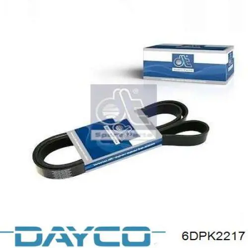 Ремінь генератора 6DPK2217 Dayco