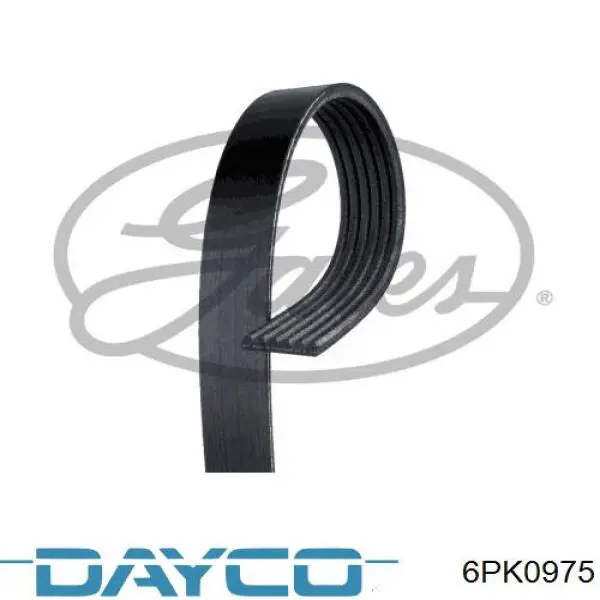 6PK0975 Dayco Ремень генератора