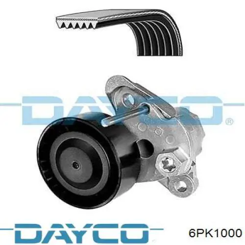 Ремінь генератора 6PK1000 Dayco