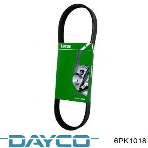 Ремінь генератора 6PK1018 Dayco