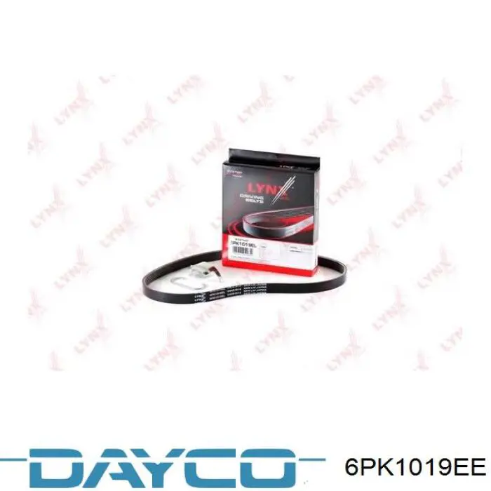 Ремінь кондиціонера Dayco 6PK1019EE