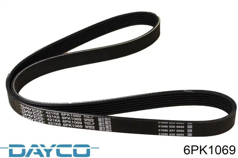 Клиновий ремінь Dayco 6PK1069 ціна, від 8.95 USD