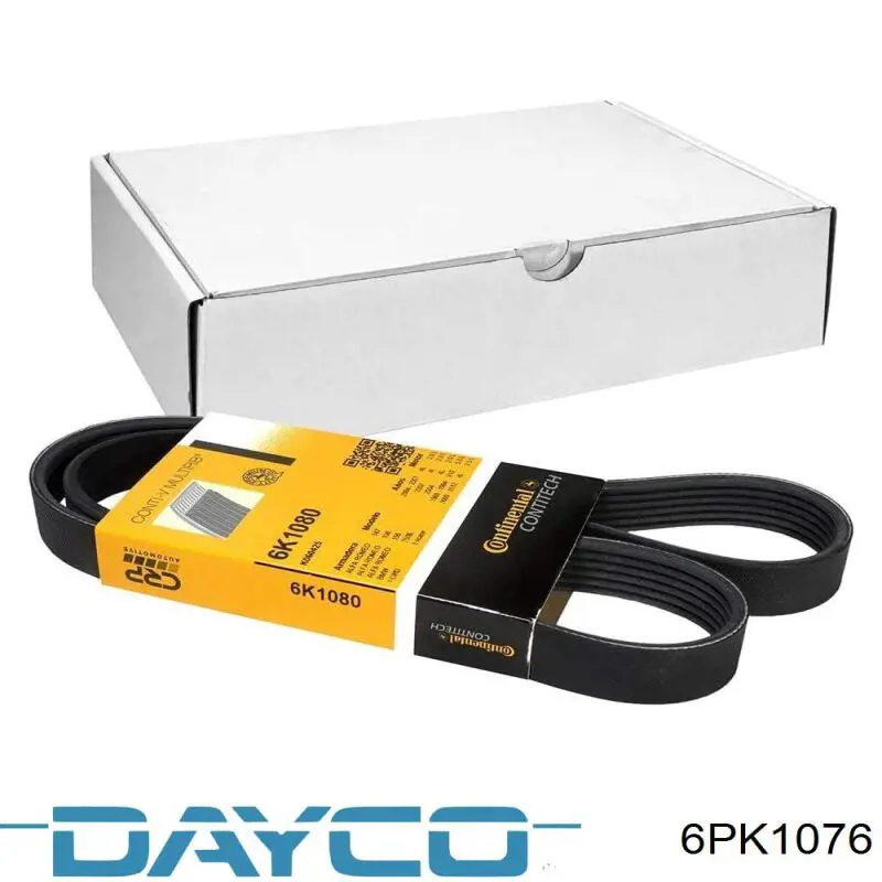 Клиновий ремінь Dayco 6PK1076 ціна, від 428.58 UAH