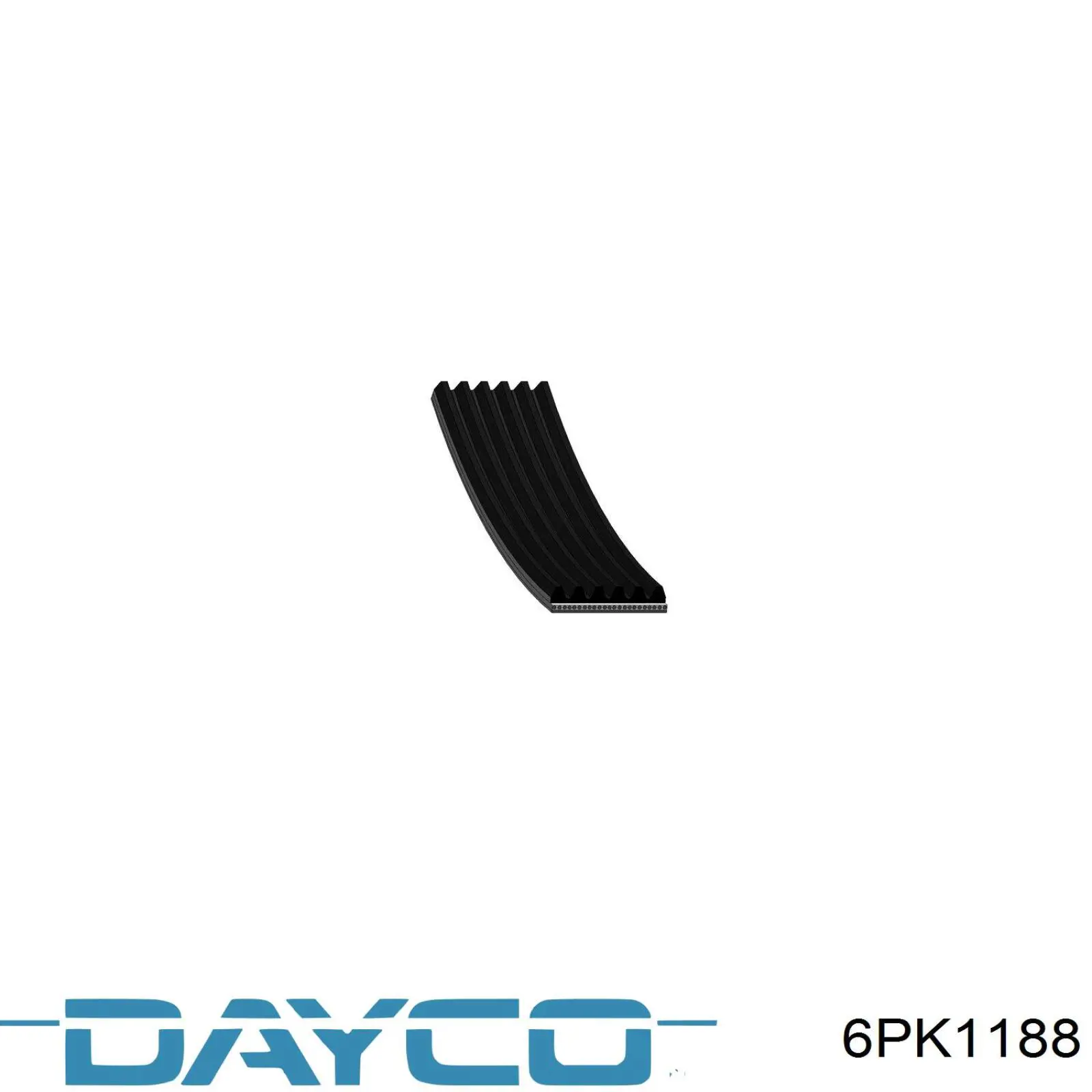 6PK1188 Dayco ремінь приводний, агрегатів