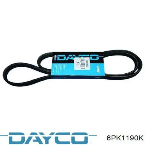 Купити 6PK1190K Dayco Ремінь генератора