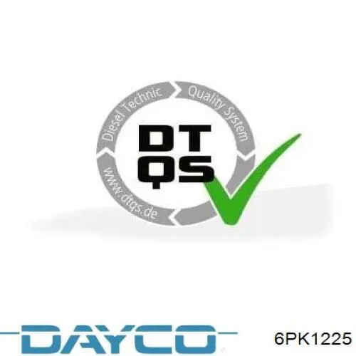 Купити 6PK1225 Dayco Ремінь генератора