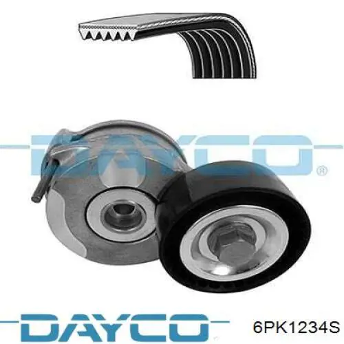 Купити 6PK1234S Dayco Ремінь генератора
