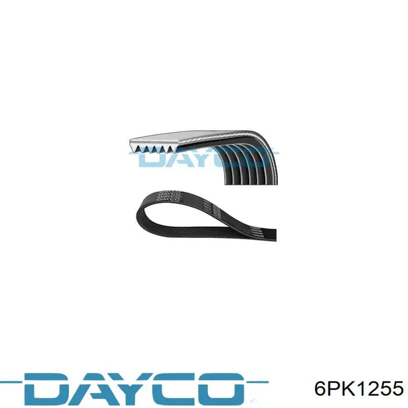 6PK1255 Dayco ремінь приводний, агрегатів