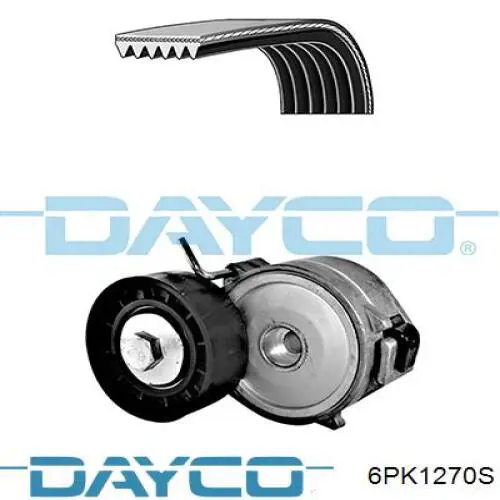 6PK1270S Dayco ремінь приводний, агрегатів