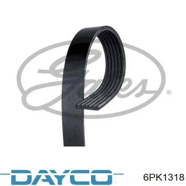 Клиновий ремінь Dayco 6PK1318 ціна, від 14.53 USD