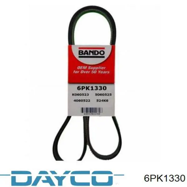 Купити 6PK1330 Dayco Ремінь генератора