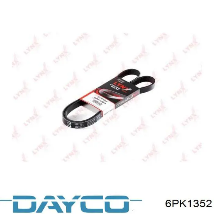 Клиновий ремінь Dayco 6PK1352 ціна, від 9.50 USD