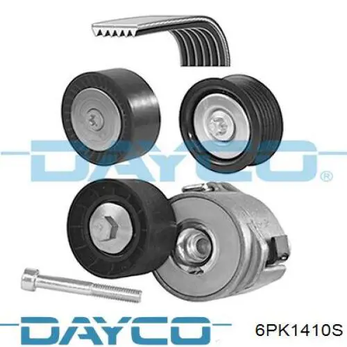 Клиновий ремінь Dayco 6PK1410S ціна, від 11.60 USD