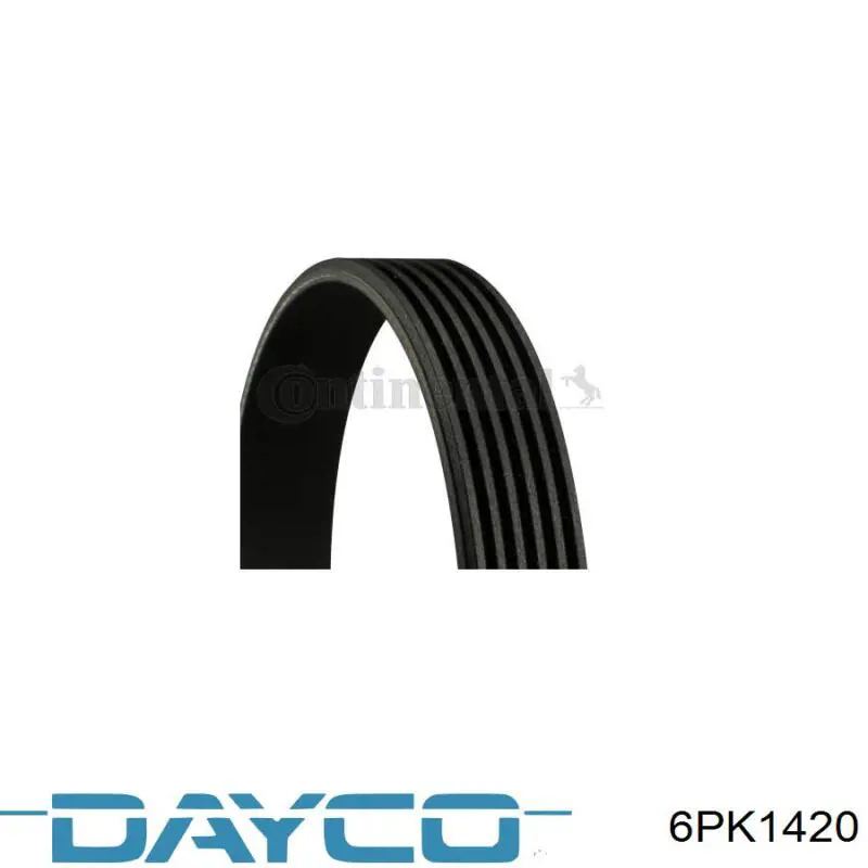 6PK1420 Dayco Поліклиновий ремінь