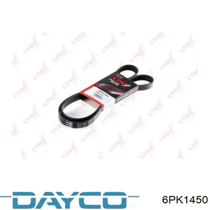 Клиновий ремінь Dayco 6PK1450 ціна, від 9.70 USD