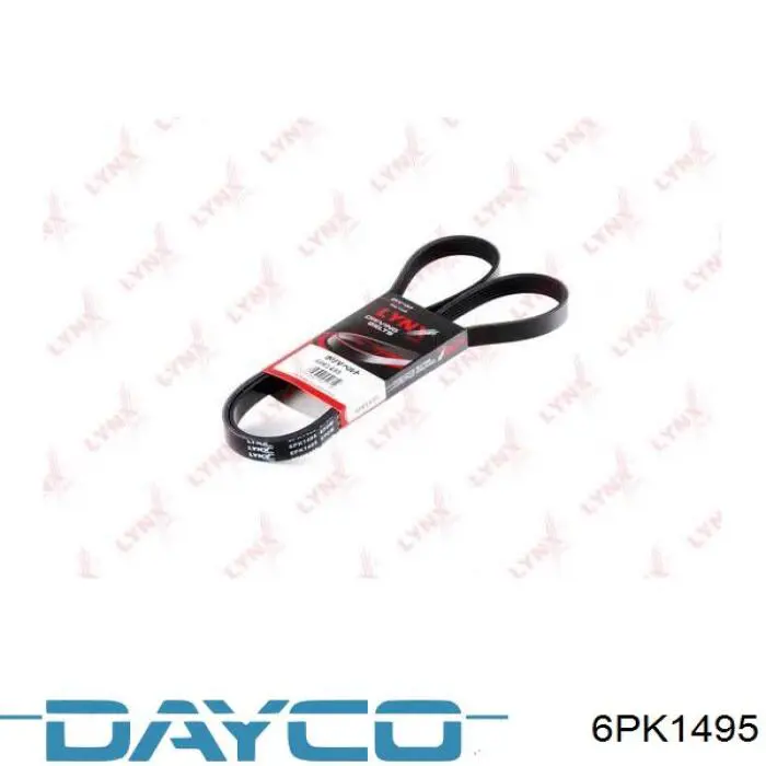 Купити 6PK1495 Dayco Ремінь генератора
