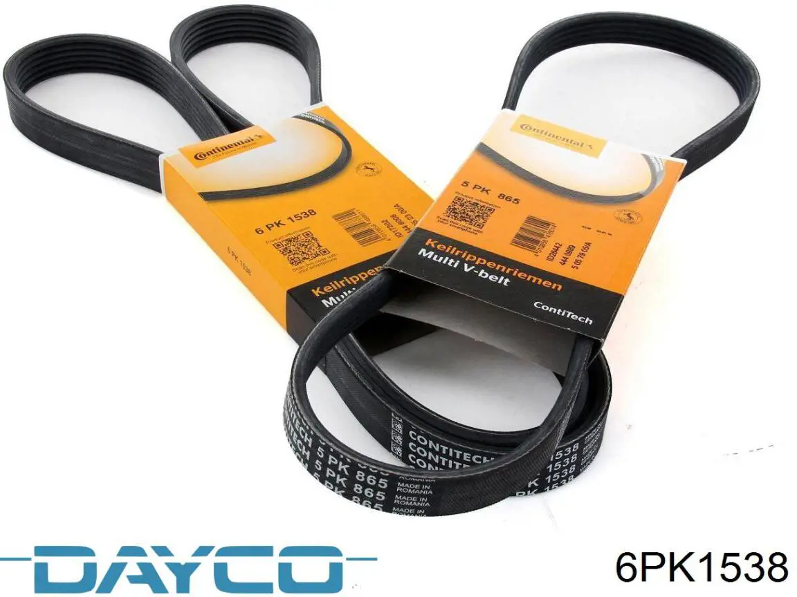 Клиновий ремінь Dayco 6PK1538 ціна, від 11.86 USD