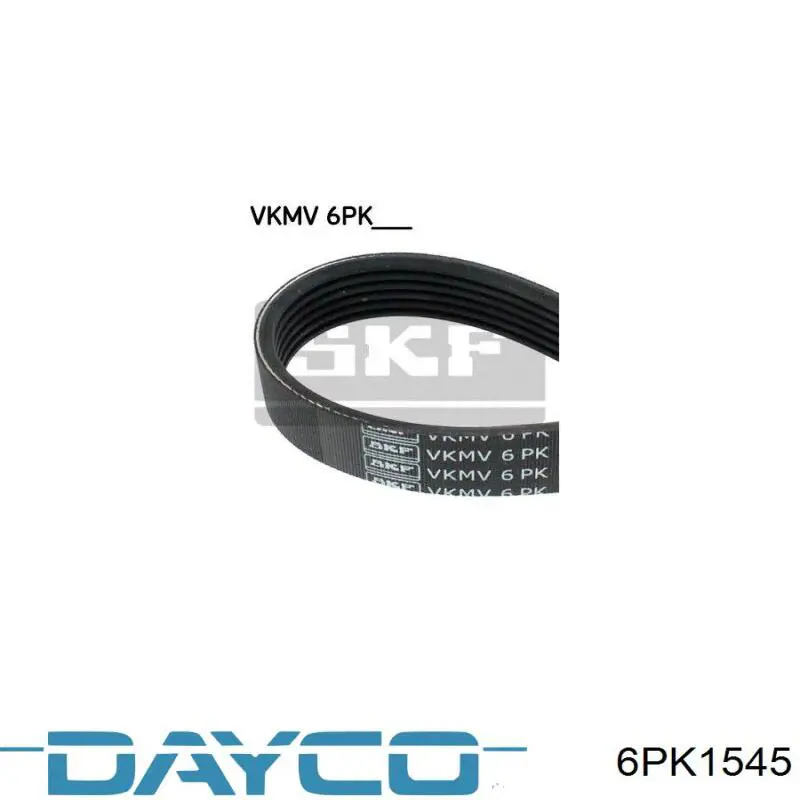 Клиновий ремінь Dayco 6PK1545 ціна, від 13.21 USD