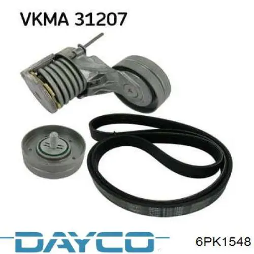 Клиновий ремінь Dayco 6PK1548 ціна, від 13.06 USD