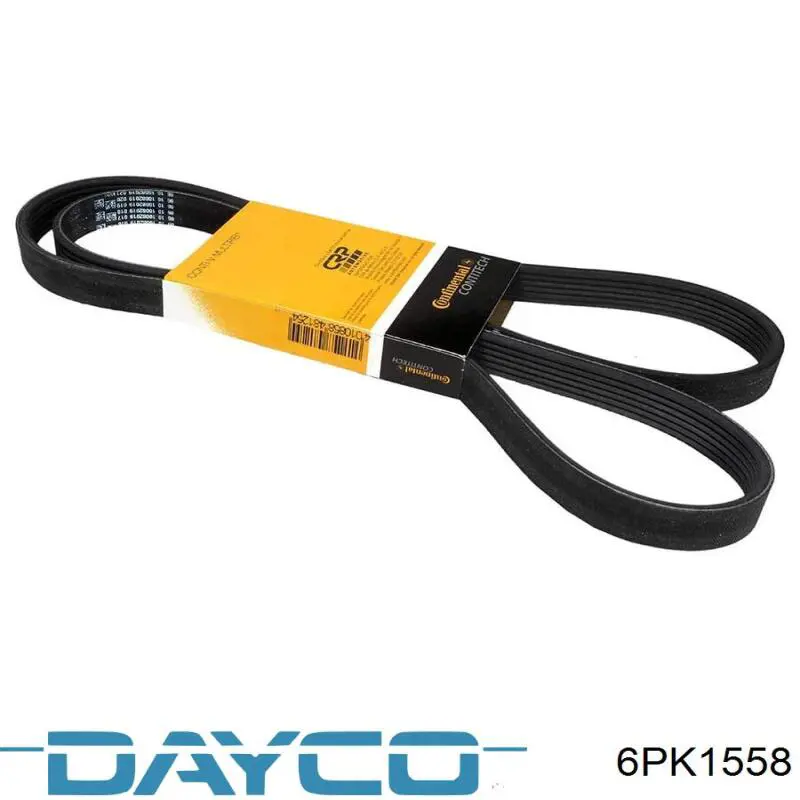 Ремінь генератора 6PK1558 Dayco