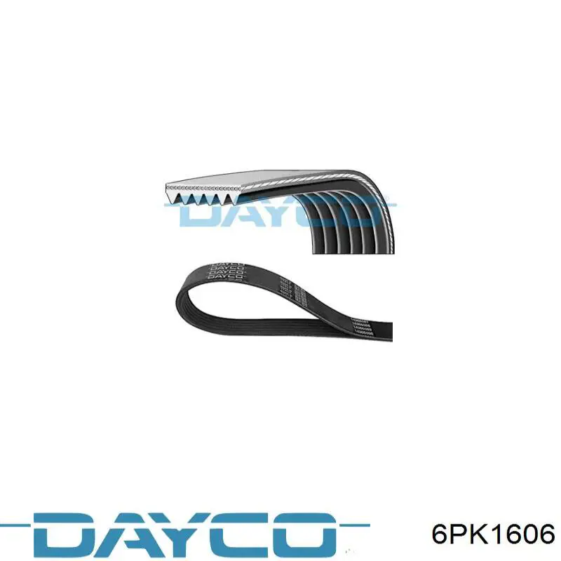 Ремень генератора DAYCO 6PK1606