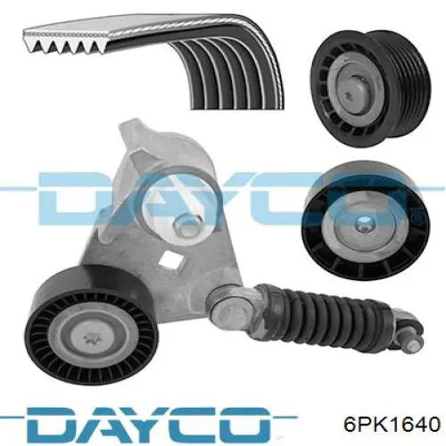 Ремень генератора DAYCO 6PK1640