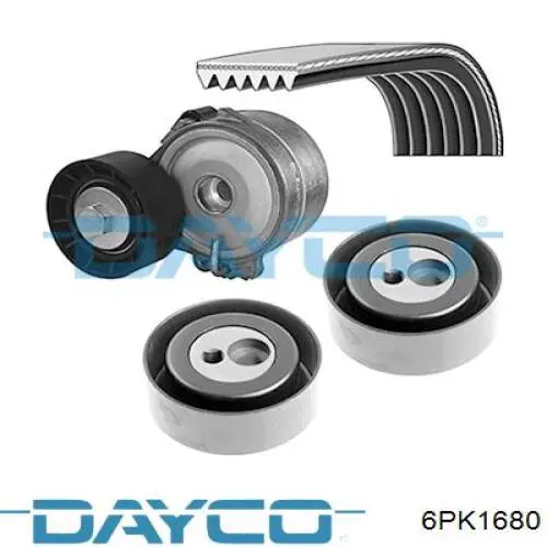 Клиновий ремінь Dayco 6PK1680 ціна, від 12.38 USD