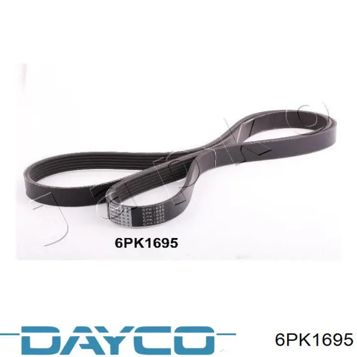 6PK1695 Dayco Поліклиновий ремінь