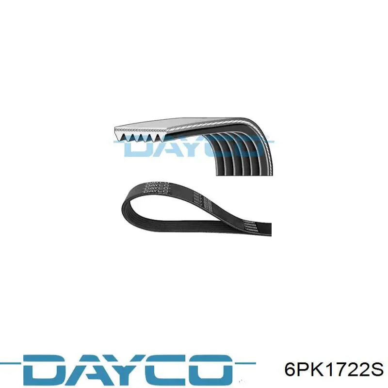 Клиновий ремінь Dayco 6PK1722S ціна, від 14.10 USD