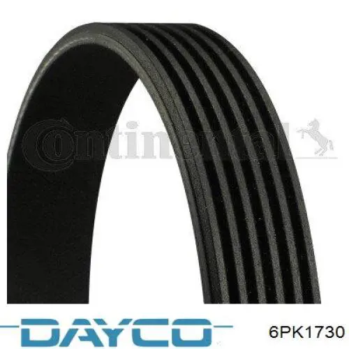 6PK1730 Dayco Поліклиновий ремінь