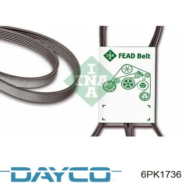 Купити 6PK1736 Dayco Ремінь генератора