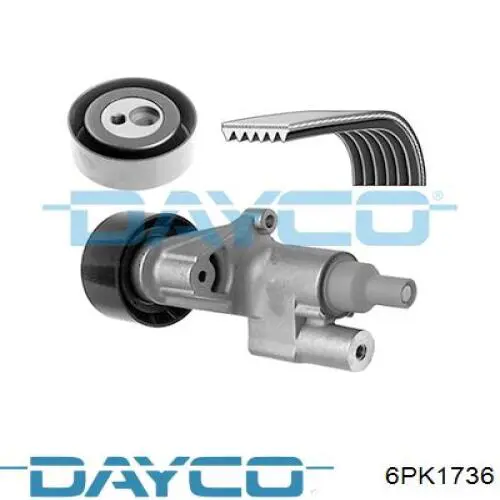 Клиновий ремінь Dayco 6PK1736 ціна, від 12.00 USD
