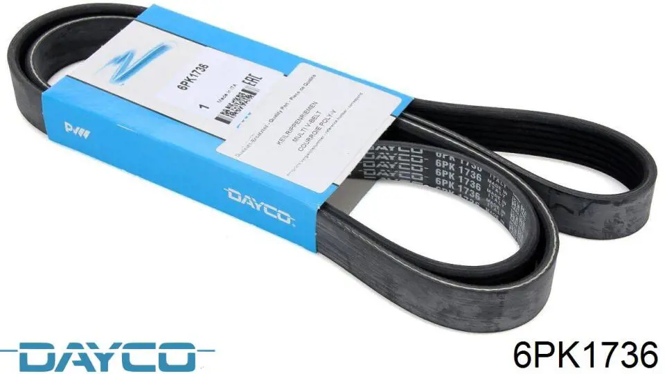 Купити 6PK1736 Dayco Ремінь генератора