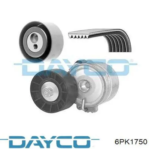 Клиновий ремінь Dayco 6PK1750 ціна, від 11.71 USD