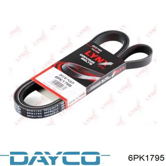 Купити 6PK1795 Dayco Ремінь генератора
