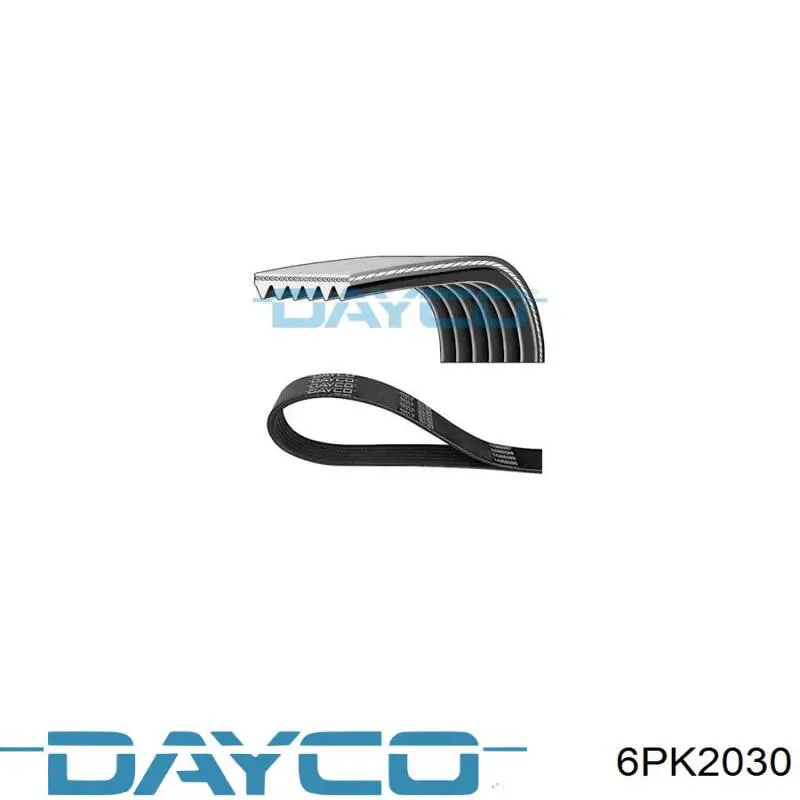 Клиновий ремінь Dayco 6PK2030 ціна, від 12.66 USD